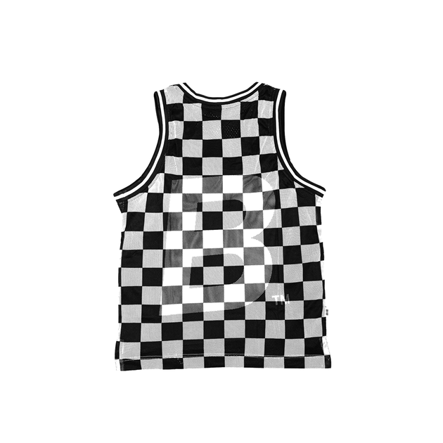 Insignia Black & White Checkered Jersey | THE LABEL LTD