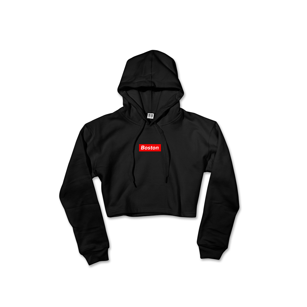 Supreme best sale crop hoodie